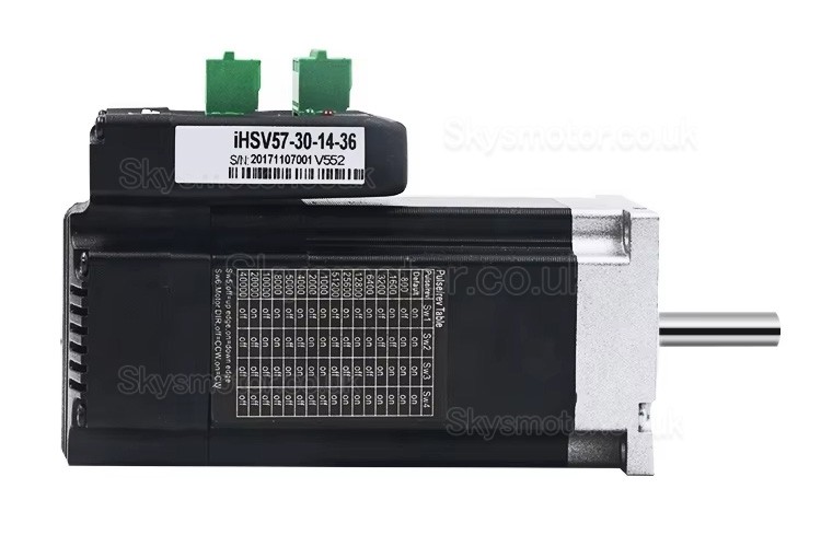 Nema 23 Integrated AC Servo Motor JMC iHSV57-30-14-36 140W 36V 0.45N.m 5.4A 3 Phase 3000RPM